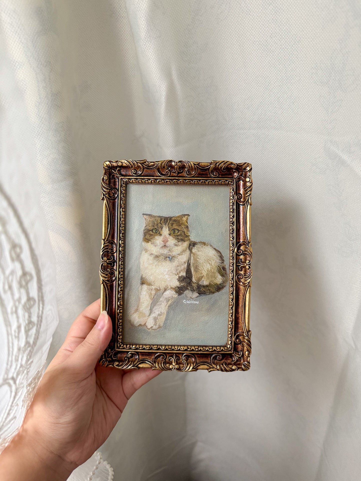 Framed: Pet Portrait Commission